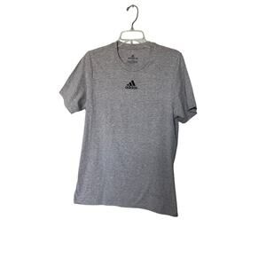 Adidas Men’s Gray with Black Logo Tshirt size M